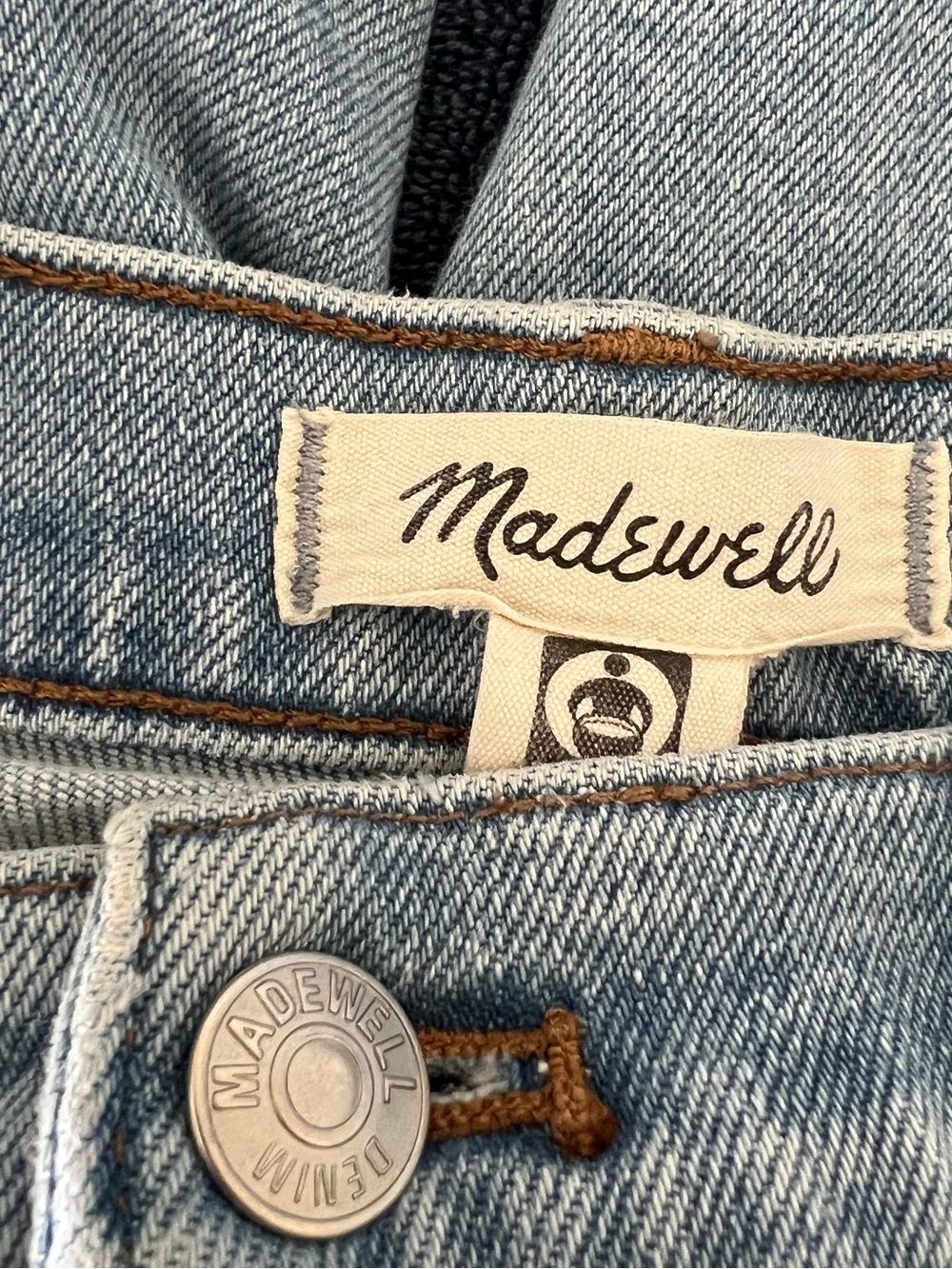 Madewell Perfect Vintage Jean High Rise Distressed Light Blue Denim 29 - Picture 10 of 12